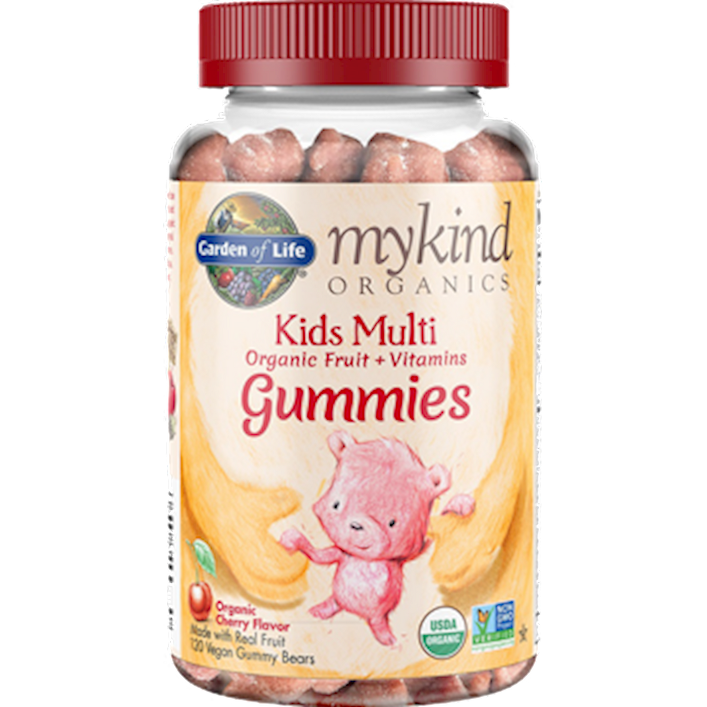 Mykind Kids Multi-Cherry 120 Gummy Bears