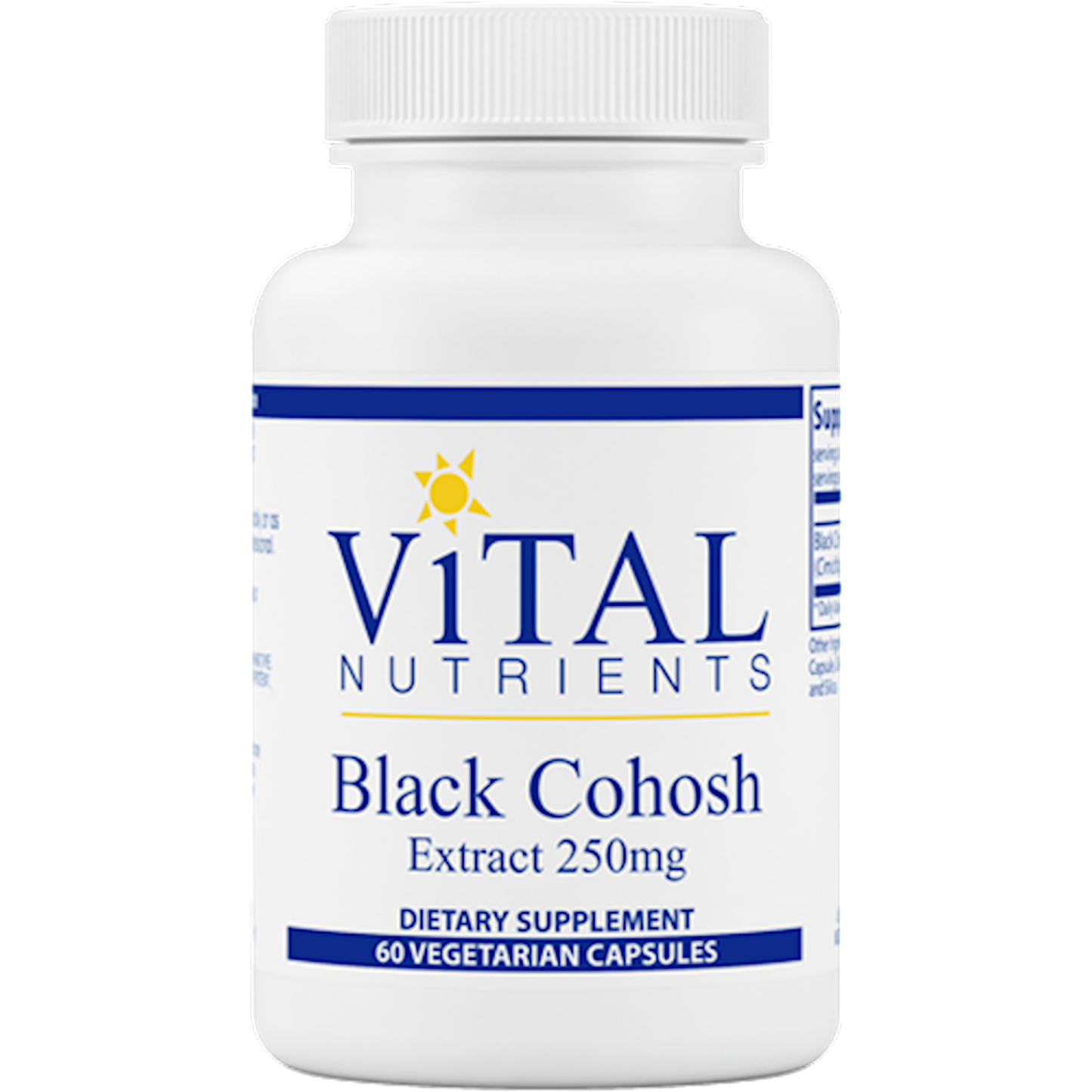 Black Cohosh Extract 250 mg 60 Capsules
