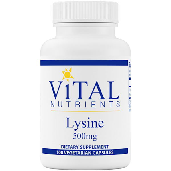 Lysine 500mg Supplement 100 veg Capsules