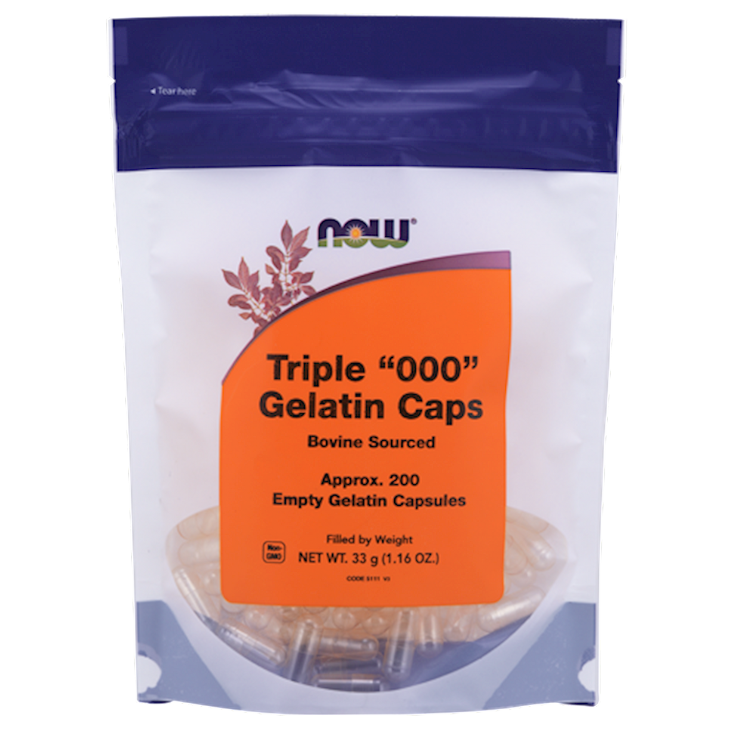 Triple "000" Empty Gelatin Caps