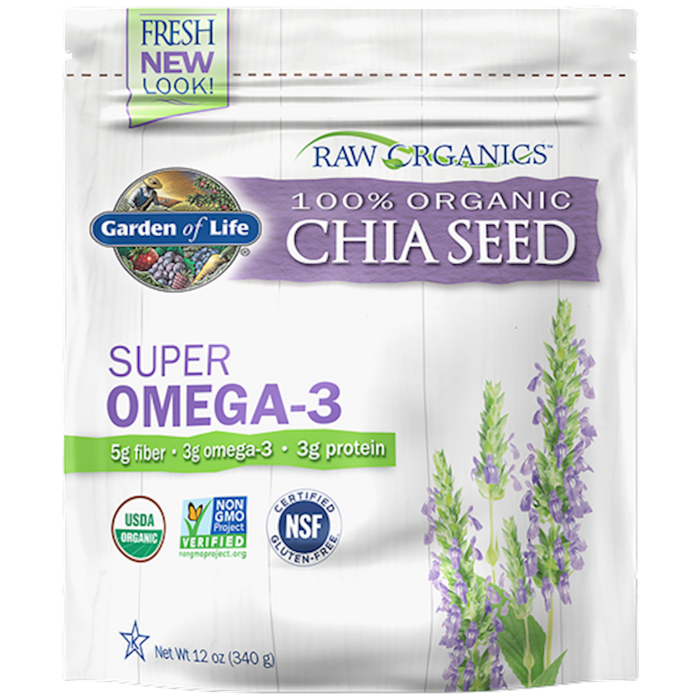 Raw Organics - Organic Chia Seeds