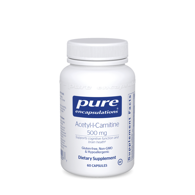 Acetyl-L-Carnitine 500 mg 60 Vegetable Capsules