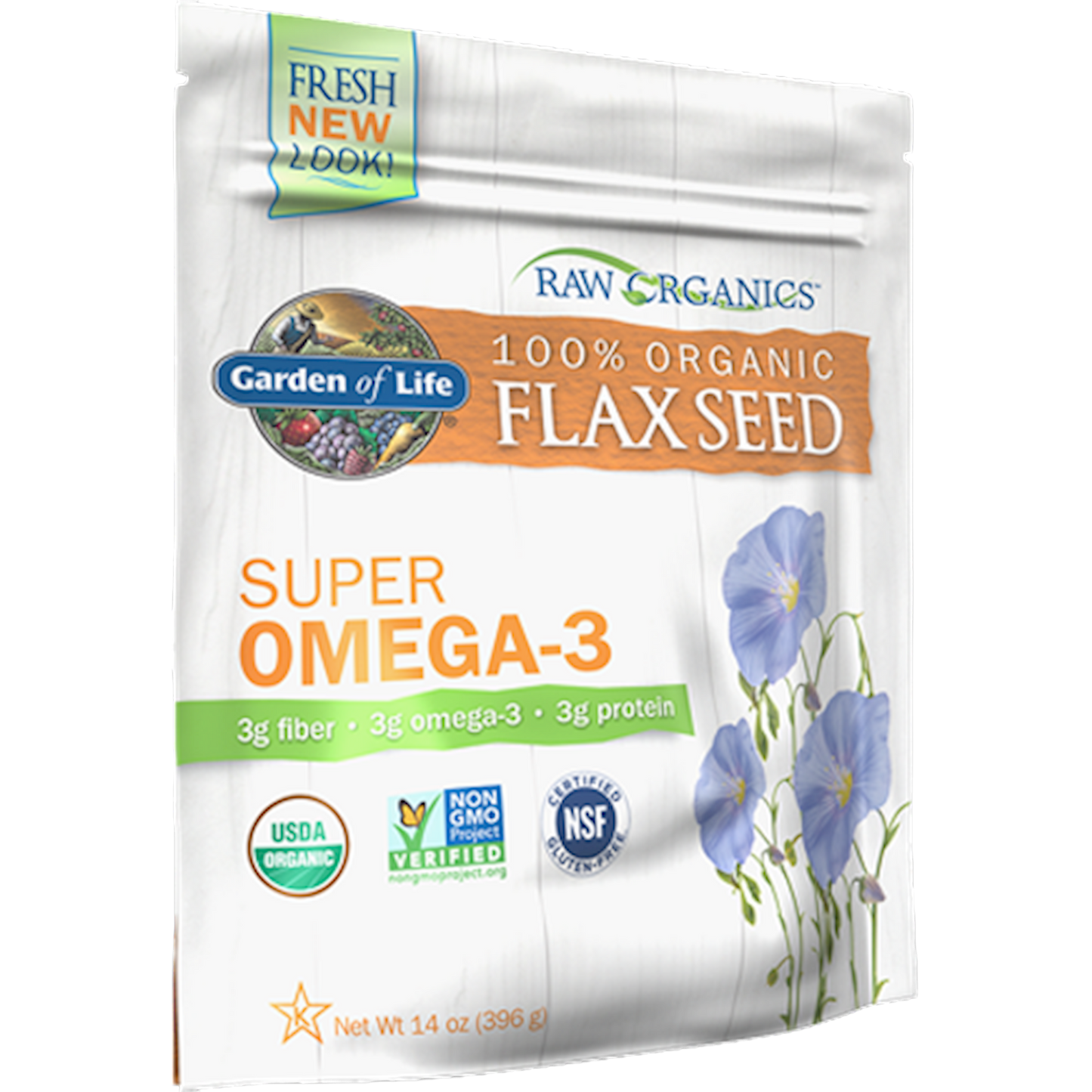 Raw Organic Flax Seed Omega-3