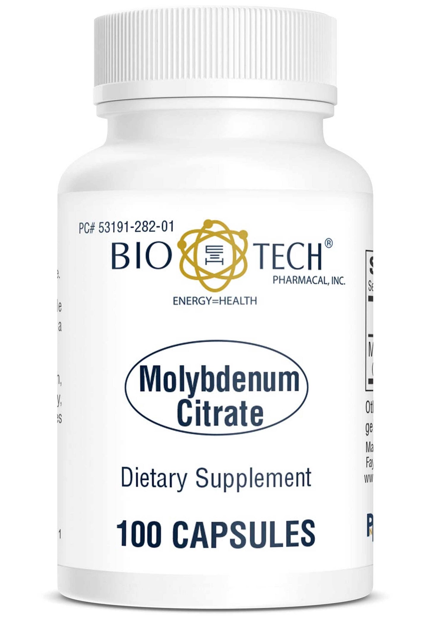 Molybdenum Citrate 100 Capsules