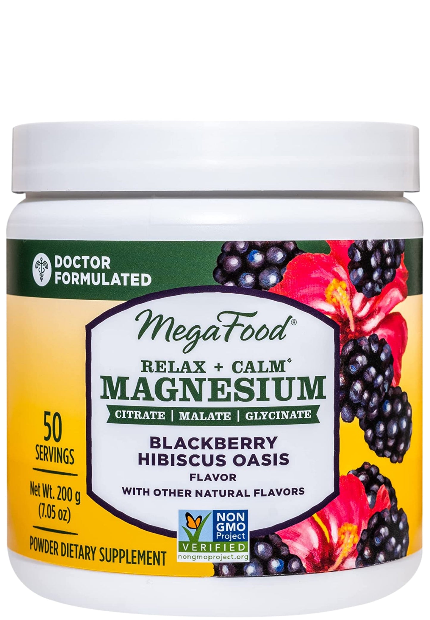 Relax + Calm Magnesium Powder - Blackberry Hibiscus Oasis Flavor
