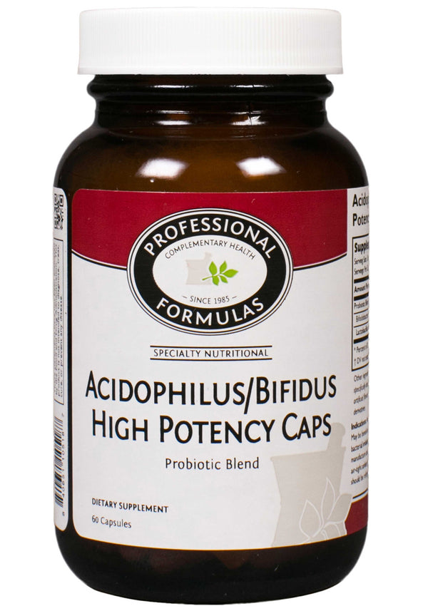Professional Formulas High Potency Acidophilus/Bifidus 60c Supplement