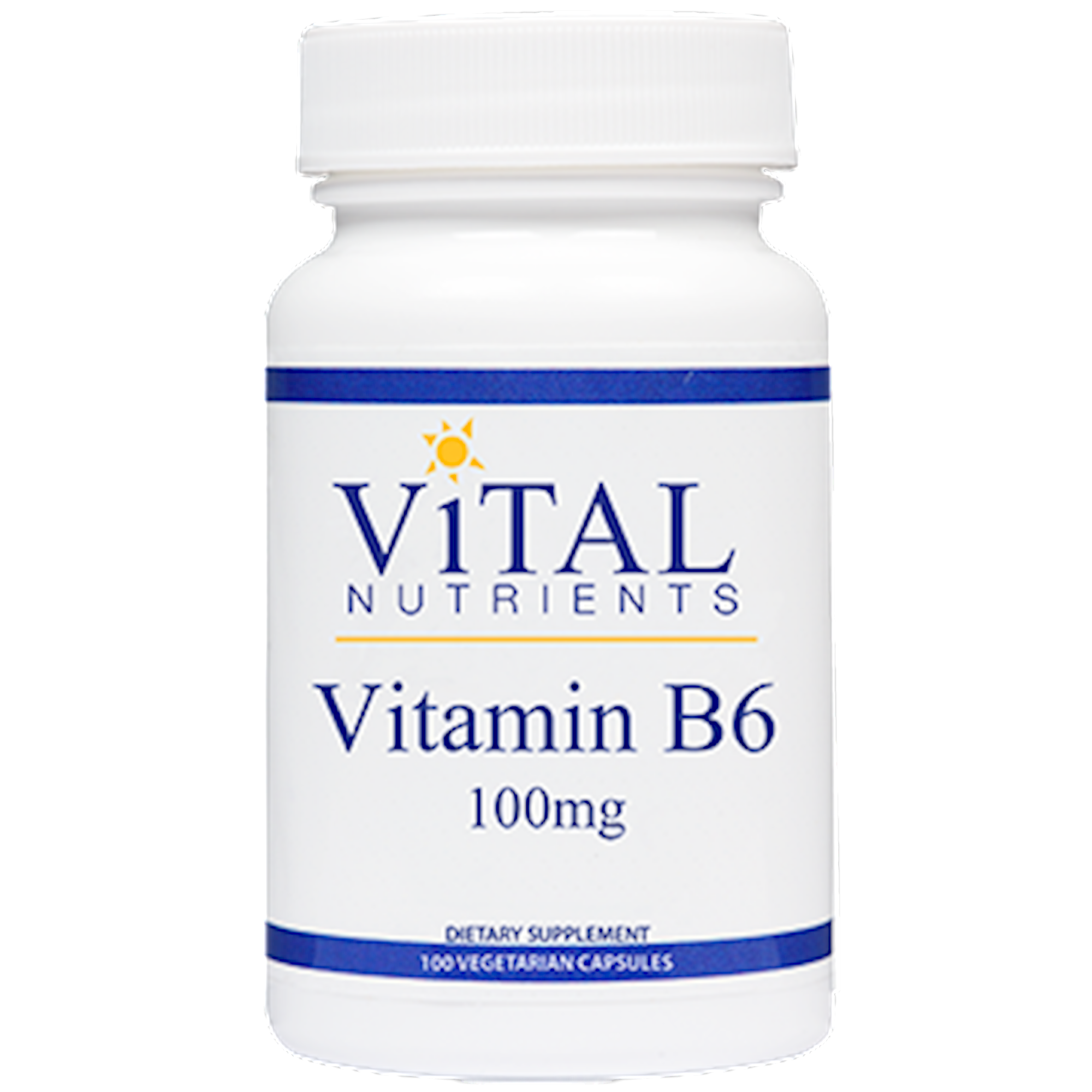 Vitamin B-6 100mg 100 Capsules