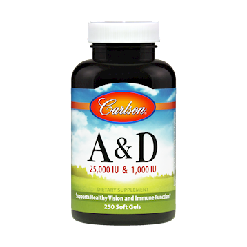 A & D 25000 IU & 1000 IU 250 gels