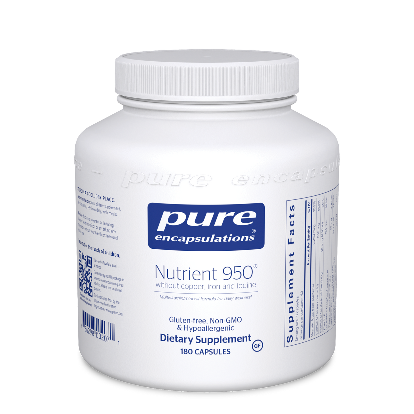 Nutrient 950 w/o Cu, Fe & I