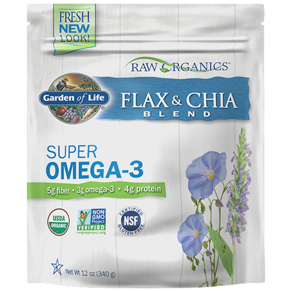Raw Organic Flax Meal + Chia Seeds