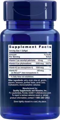 Super K 90 Softgels (K1, MK-7, MK-4)