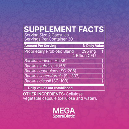MegaSporeBiotic 60 Capsules