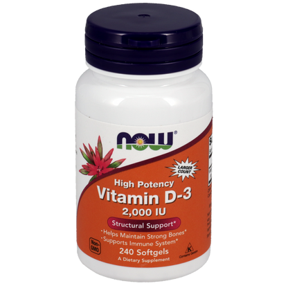 Vitamin D3 (Cholecalciferol) 2,000 IU 240 Softgels