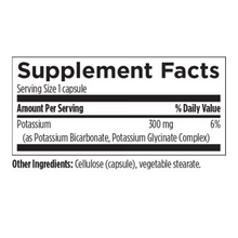 Alkaline Potassium (K+2 Potassium) 120 Capsules