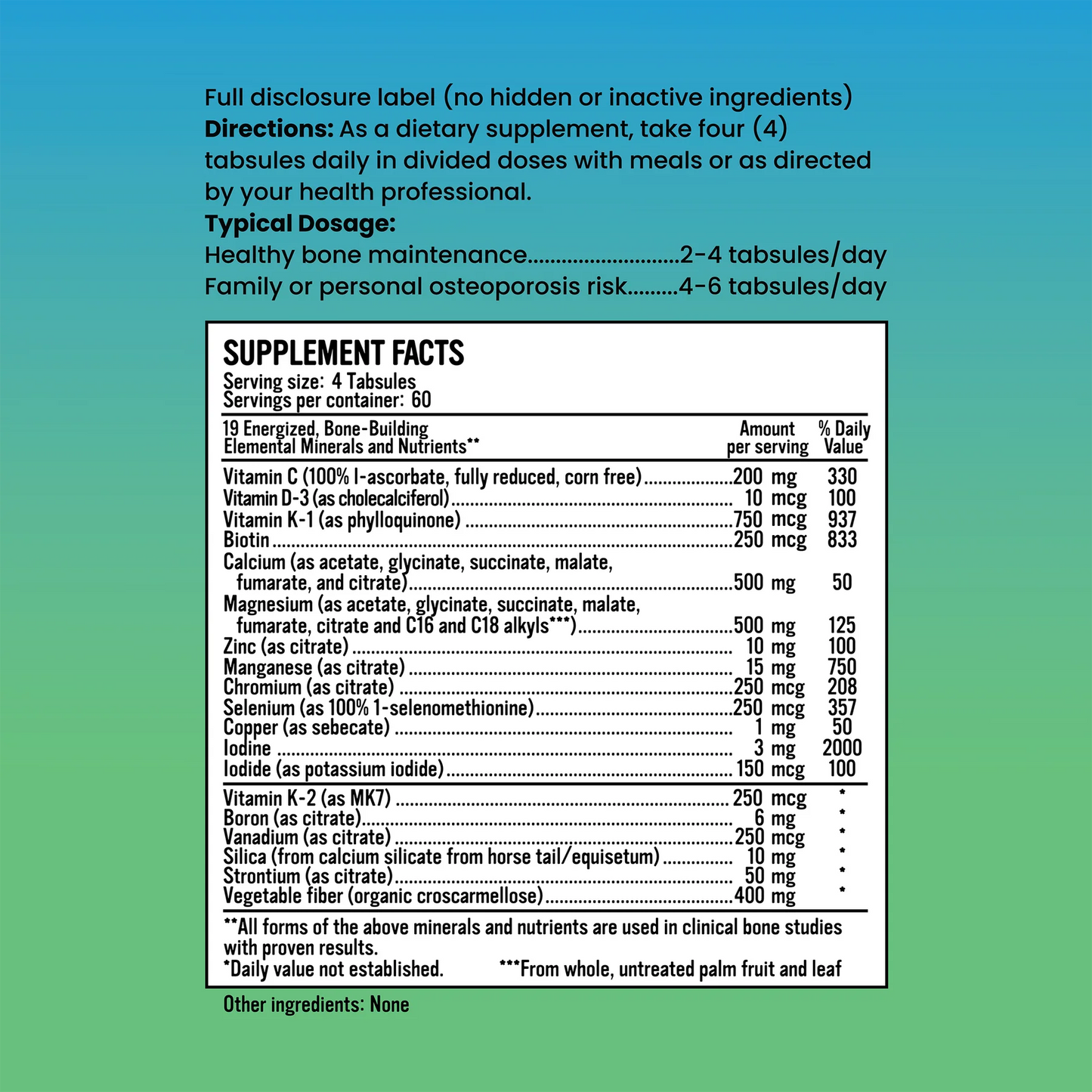 Alkaline Minerals 240 Tablets