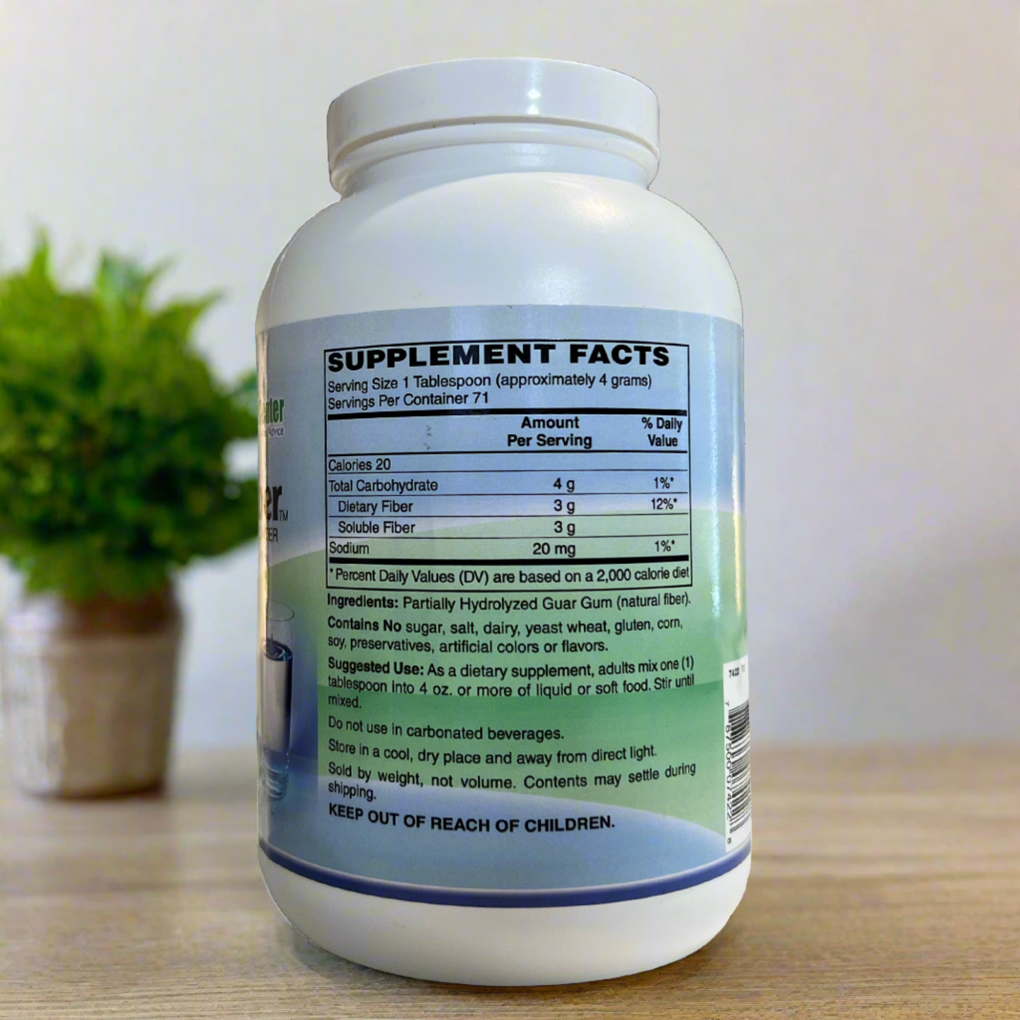 Clear Fiber 10oz (For Fiber-Water)