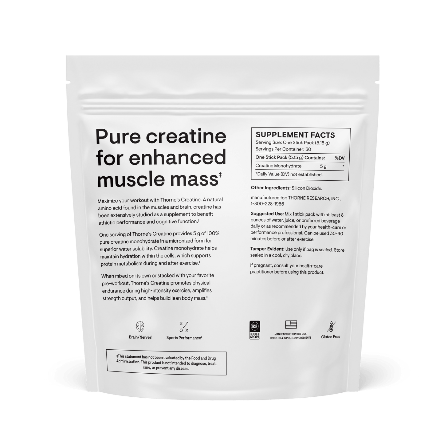Creatine Travel Packs 30 Packets