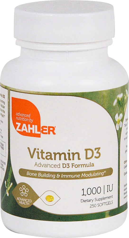 Vitamin D3 Softgels 1000 IU 250 Softgels