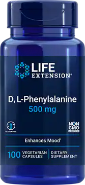 DL-Phenylalanine 500 mg 100 Vegetarian Capsules