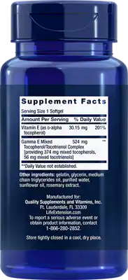 Gamma E Mixed Tocopherols & Tocotrienols