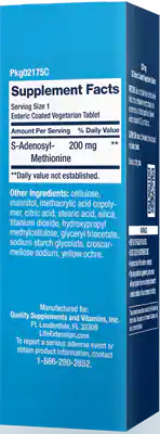 SAMe (S-Adenosyl-Methionine) 200mg