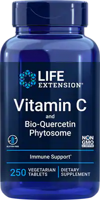 Vitamin C and Bio-Quercetin Phyto 250 Vegetarian Tablets