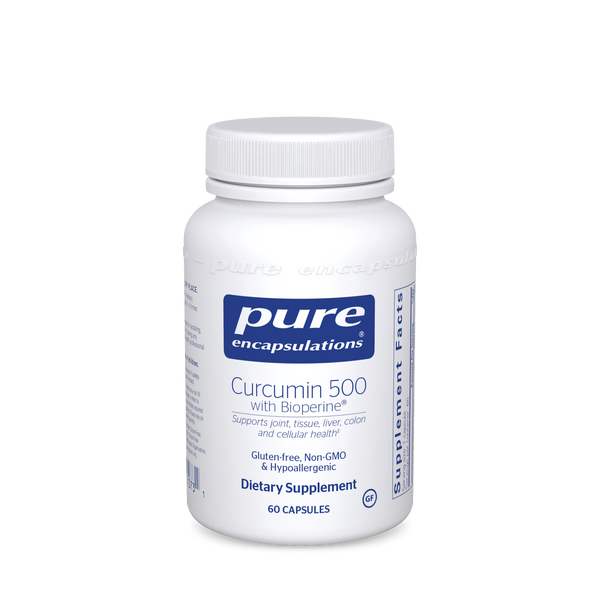 Curcumin 500 with Bioperine 60 vegetarian capsules