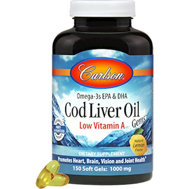 Cod Liver Oil Low Vit A Lemon