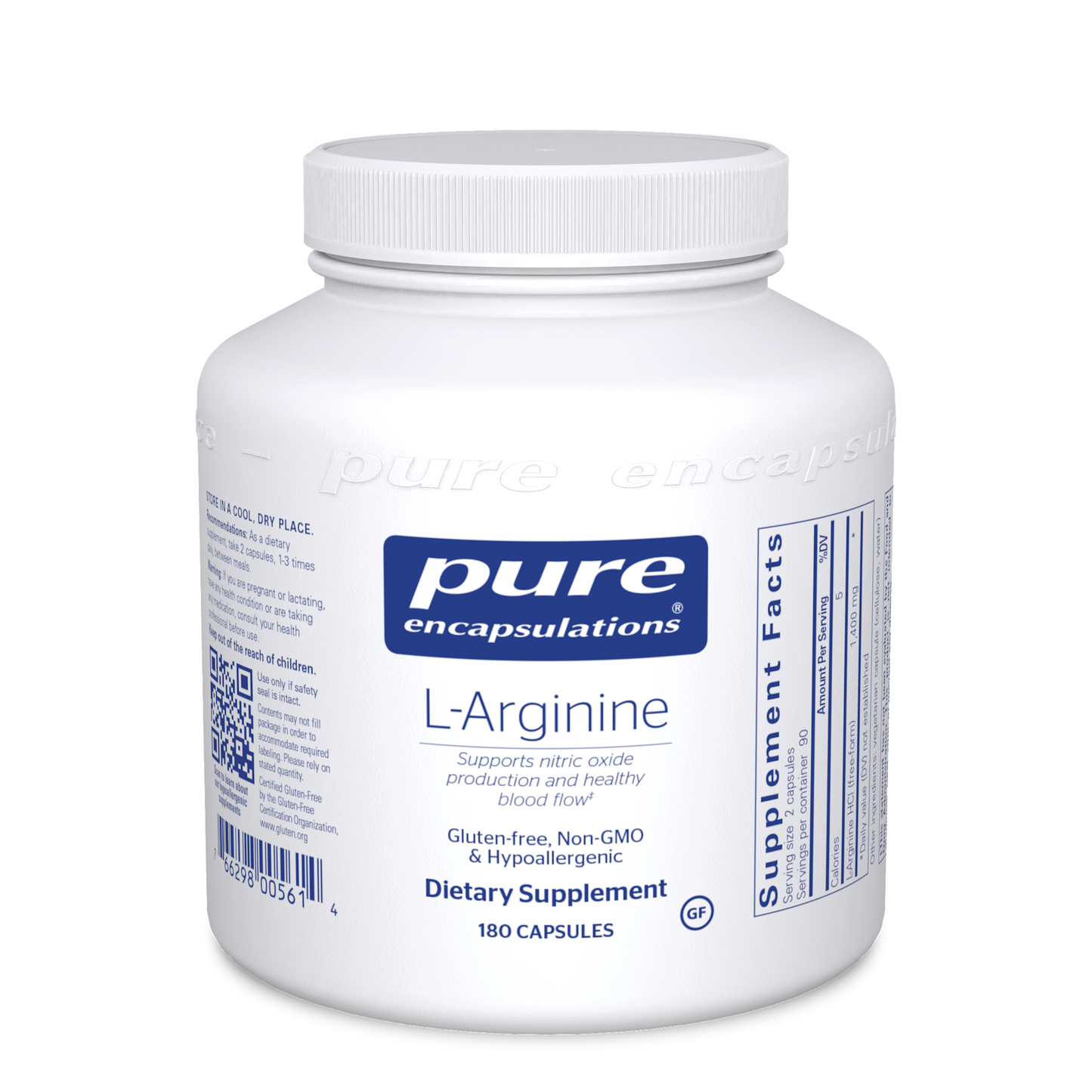 L-Arginine 700 mg 180 vcaps