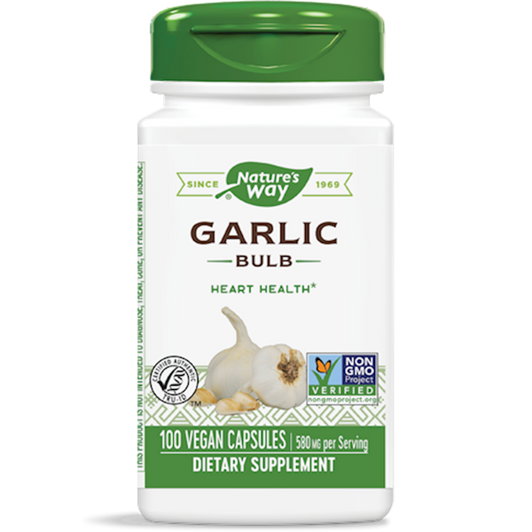 Garlic Bulb 580 mg 100 Capsules