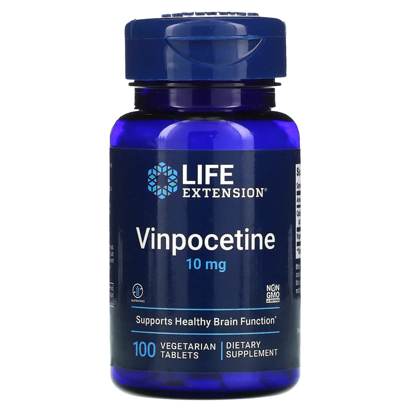 Vinpocetine 10 mg 100 Vegetarian Tablets