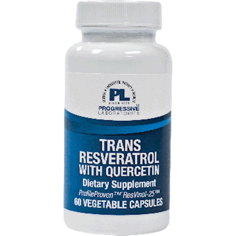 Trans Resveratrol w/Quercetin 60 Vegcaps