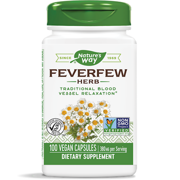 Feverfew Leaves 380 mg