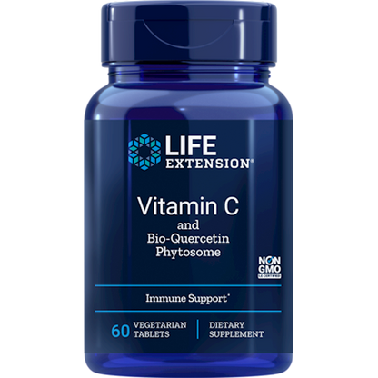 Vitamin C and Bio-Quercetin Phytosome 60 Vegetarian Tablets