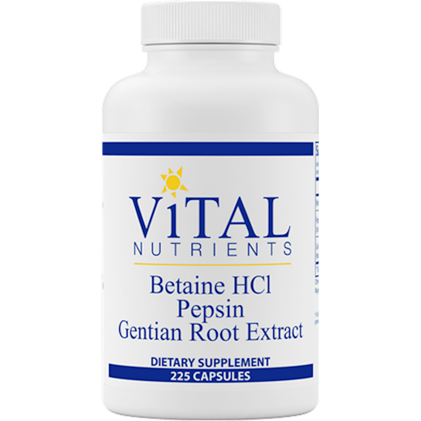 Betaine HCl Pepsin Gentian Root Extract