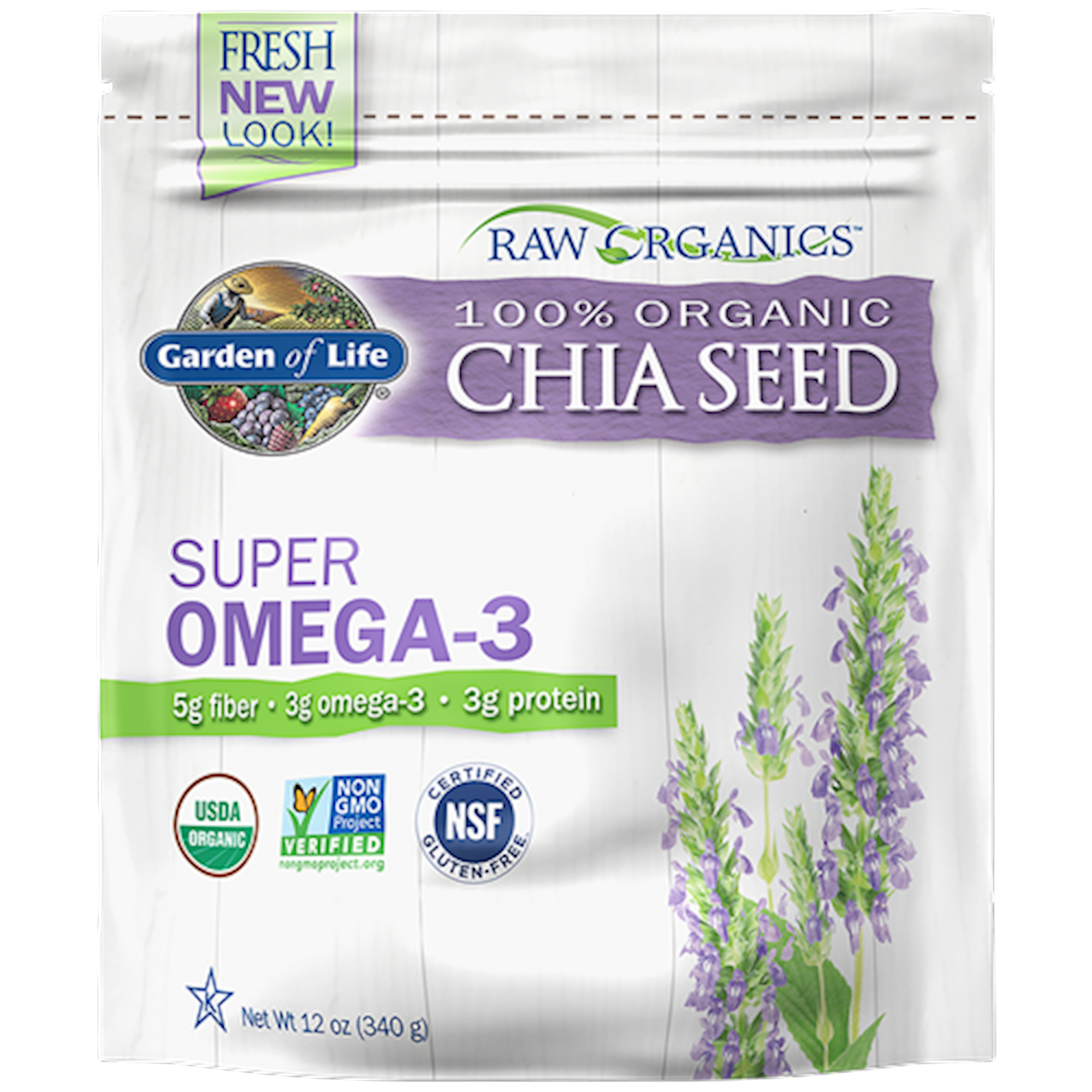 Raw Organics - Organic Chia Seeds