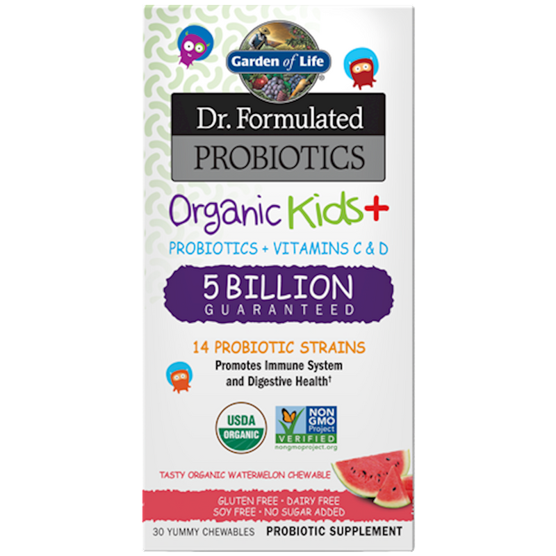 Organic Kids Probiotics WM SS 30chew