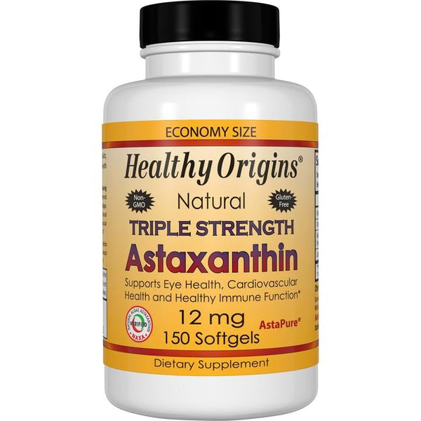 Astaxanthin (Complex) 12 mg Triple Strength 150 Softgels