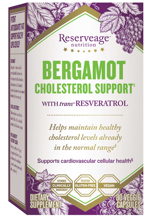 Bergamot Cholesterol Support With Trans Resveratrol