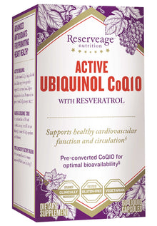 Active Ubiquinol CoQ10 With Resveratrol