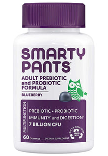 Adult Probiotic, Prebiotic Blueberry 60 Gummies