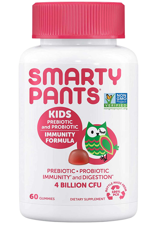 Kids Probiotic, Prebiotic Strawberry 60 Gummies
