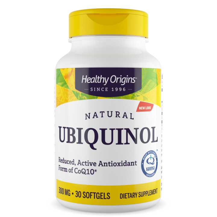 Ubiquinol 300mg (Active Form of CoQ10) 30 Softgels