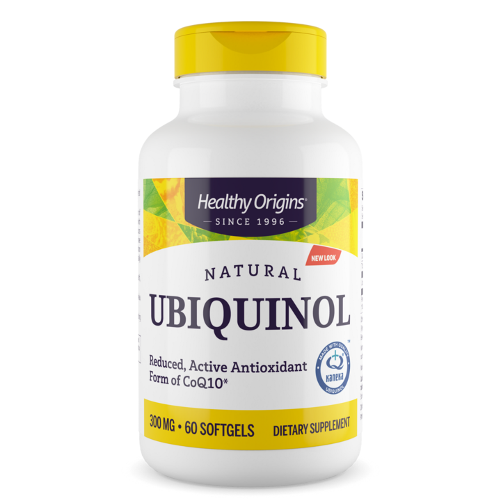 Ubiquinol 300mg (Active Form of CoQ10) 60 Softgels