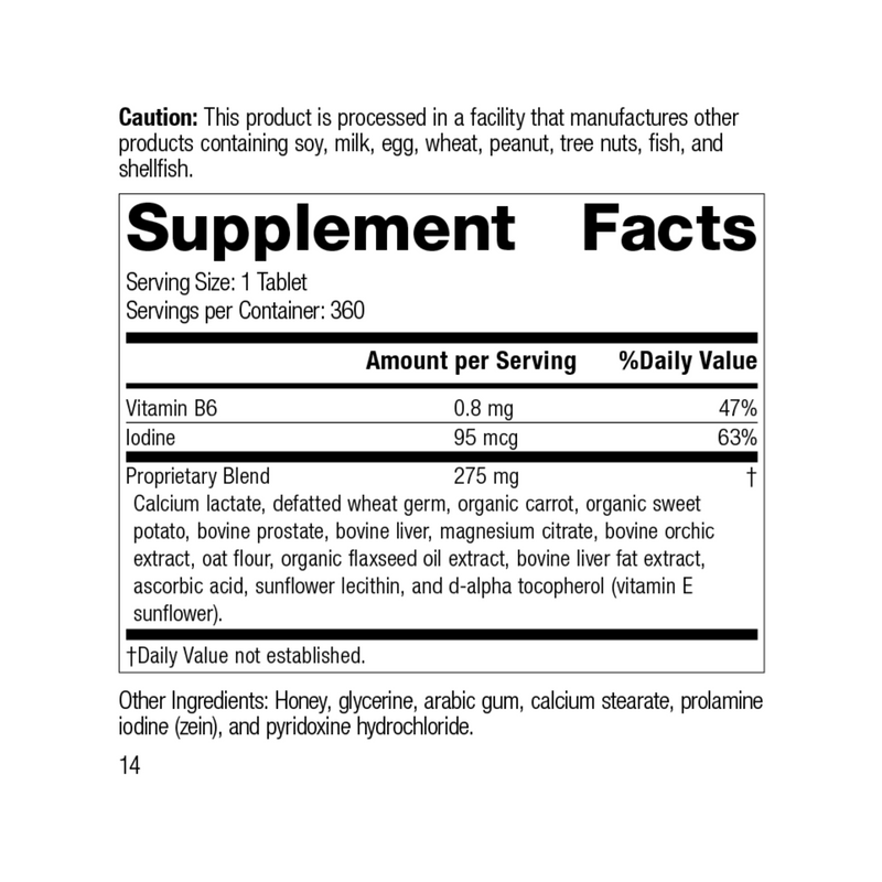 Cataplex® F Tablets