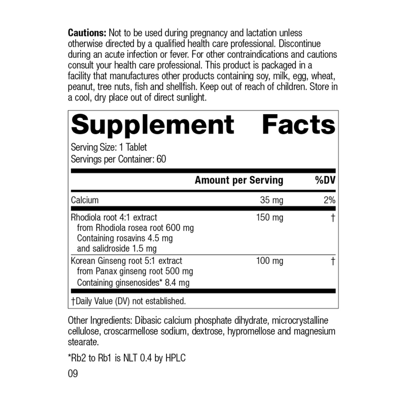 Rhodiola & Ginseng Complex