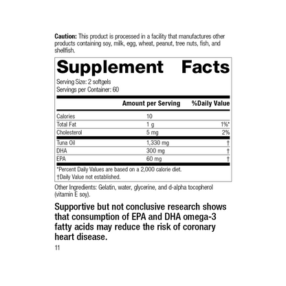 Tuna Omega-3 Oil