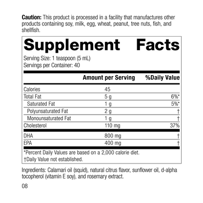 Calamari Omega-3 Liquid