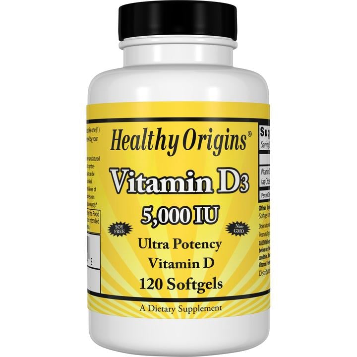 Vitamin D-3 5,000 iu 120 Gels