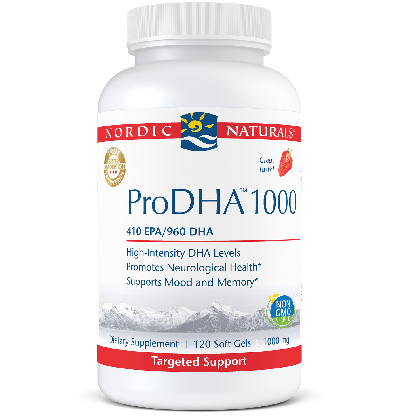 ProDHA, 1000, Strawberry